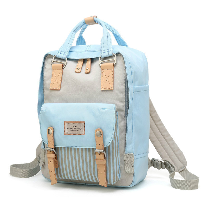 NX Donut Version Donut Travel Backpack ลายกระเป๋าเป้สะพายหลังคอมพิวเตอร์ลําลอง Lin Xiaozhai กระเป๋าน