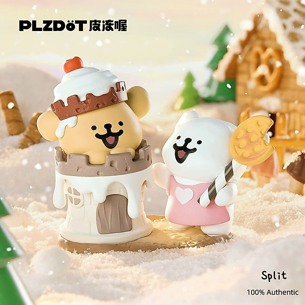 【ในสต็อก】ของแท้ 100% PLZDOT Line Puppy Good Night Fairy Tales Series ตุ๊กตาอินเทรนด์เล่นน่ารักของขวัญเครื่องประดับ