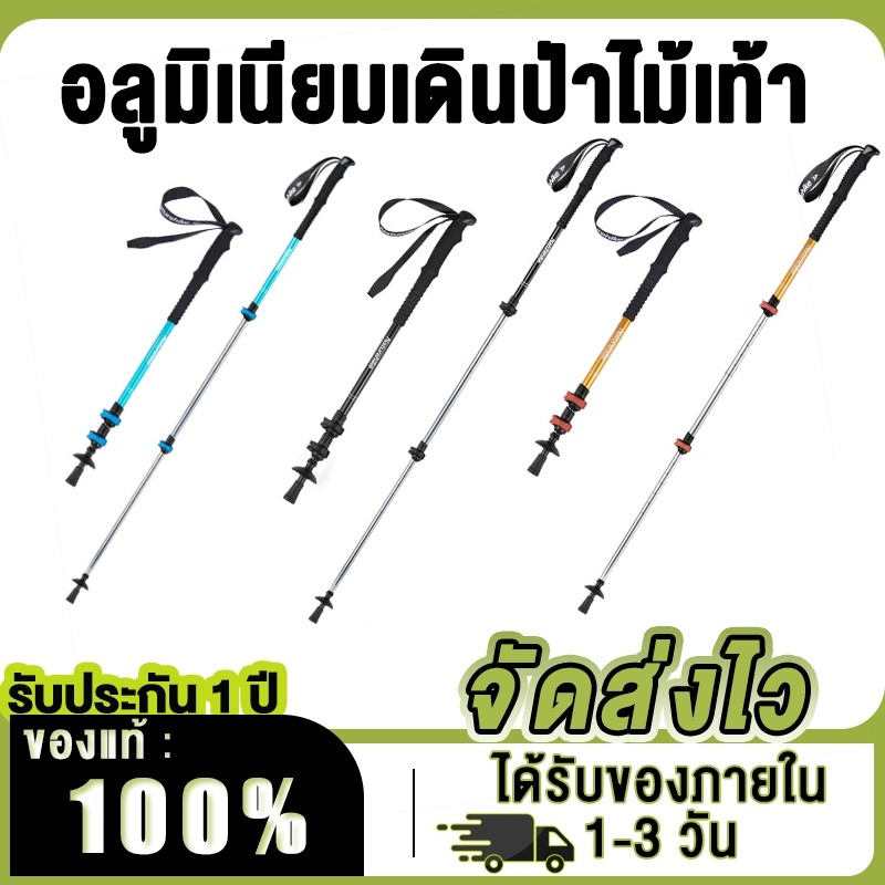 Naturehike ST01 ไม้เดินป่า แท่งไม้เดินป่า น้ำหนักเบา  6061 Aluminum Alloy Trekking Pole NH17D001-Z