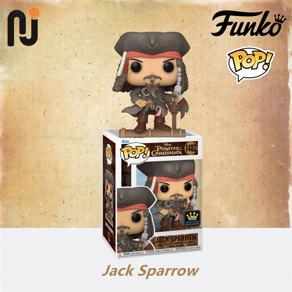 ฟังโก้ป๊อป! Pirates of the Caribbean Jack Sparrow Captain Jack Sparrow รุ่น Q ตุ๊กตาตุ๊กตา