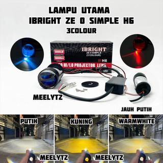 IBRIGHT ZE 0 SIMPLE -  Lampu Utama H6 Blue Lens