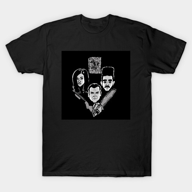 เสื้อยืด Vintage Ash vs the evil dead album cover T-Shirt แท้ Cotton 100% สีดำ เสื้อกีฬา แขนสั้น
