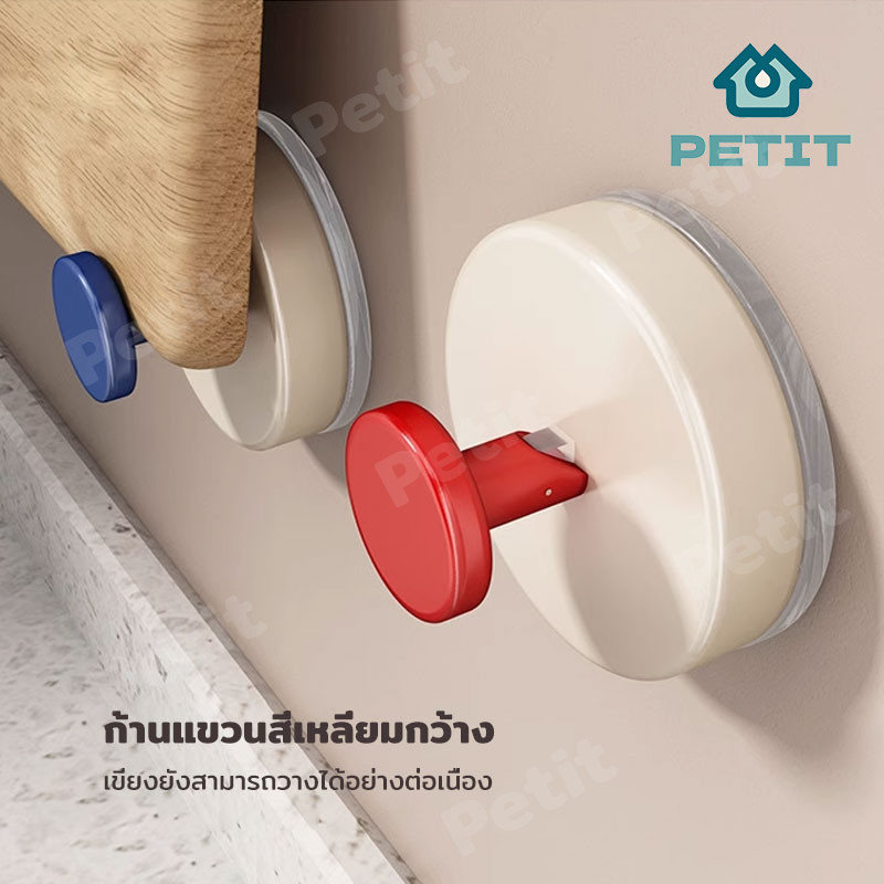 ตะขอดูดติด ติดกระจก ติดกระเบื้อง ไม่ต้องเจาะ แข็งแรง อเนกประสงค์ ดอปามีน สีสด ตกแต่งบ้าน - รูปที่ 5