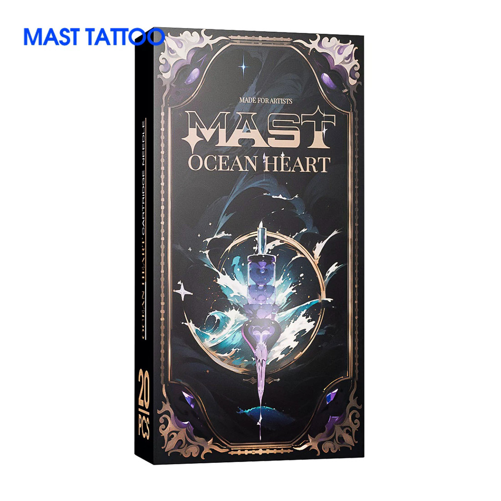 Mast Ocean Heart Tattoo เข็มตลับหมึกทิ้ง 20 ชิ้น Art แต่งหน้าถาวร PMU Artist Supplies