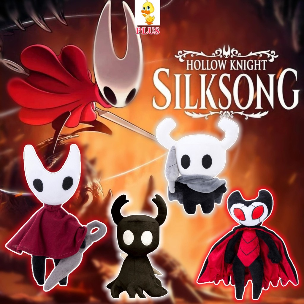พลัส✨ในสต็อกในสต็อก✨Hollow Knight ของเล่นตุ๊กตาน่ารัก Hollow Knight Plushie ตุ๊กตาใหม่ Hollow Knight