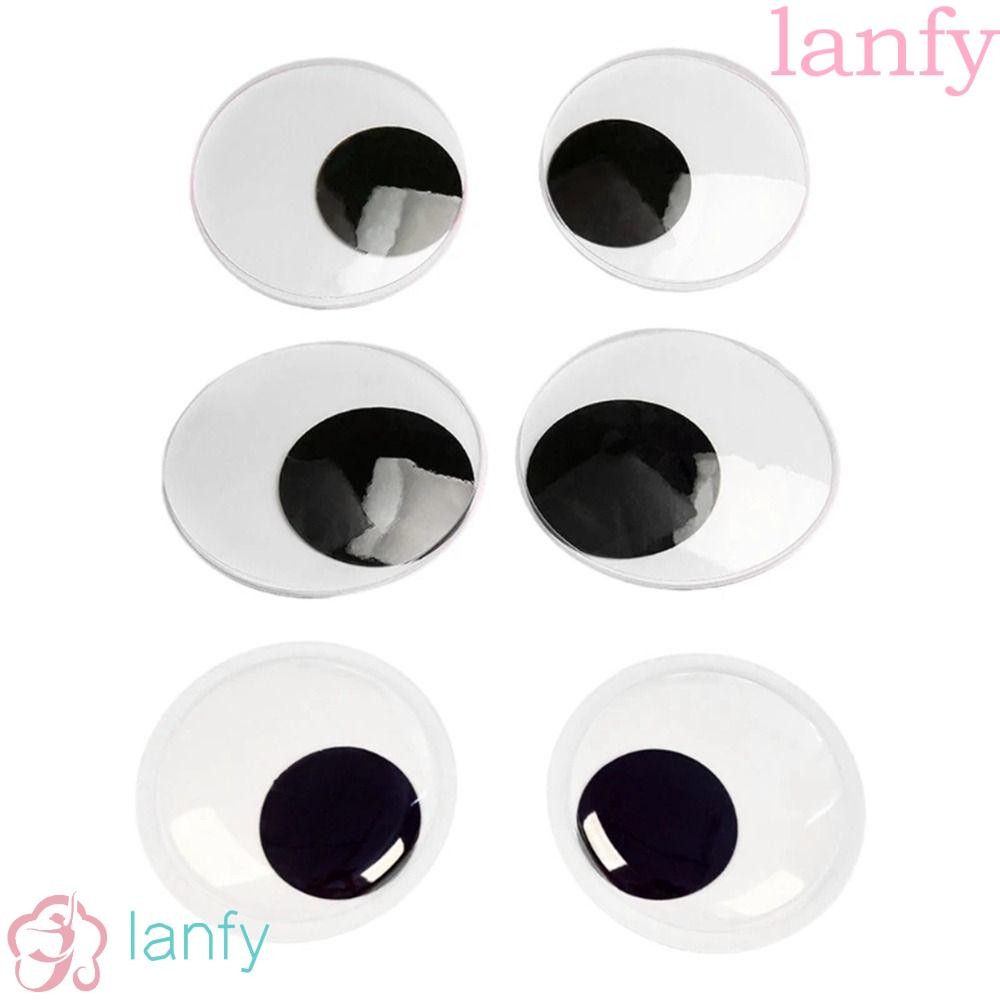 LANFY สติกเกอร์ตาโต 3D สําหรับติดตกแต่งตู้เย็น และประตู 1 คู่