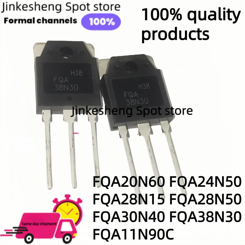 1-5PCS FQA28N50 FQA30N40 FQA38N30 FQA11N90C FQA20N60 FQA24N50 FQA28N15 TO-3P Field Effect ทรานซิสเตอ