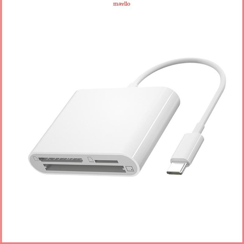 USB C Card Reader 3 in 1 Memory Card Reader Adapter for TF Memory Stick Card