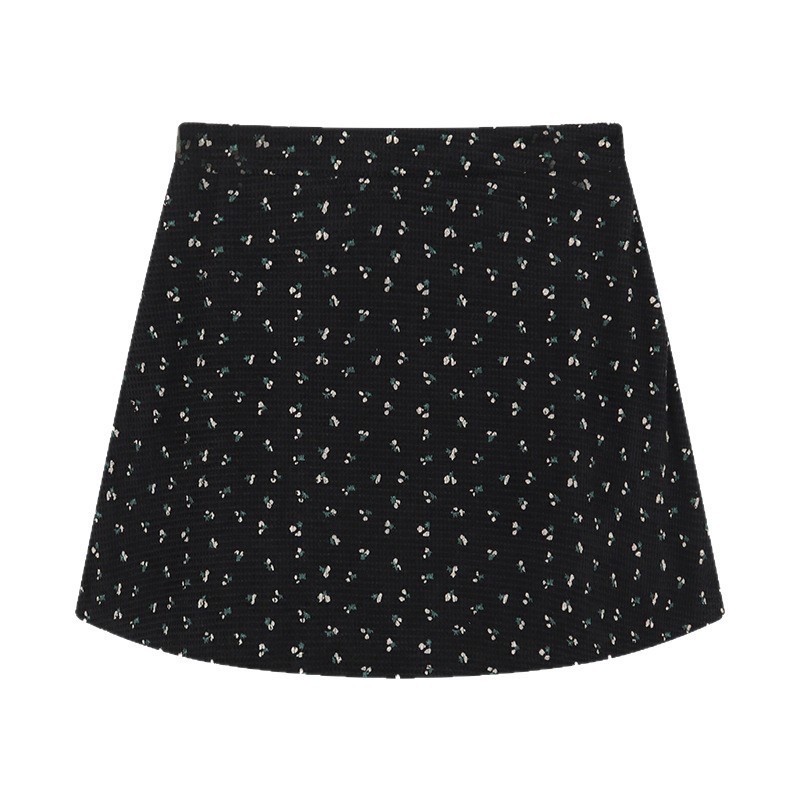 PX กระโปรงลายดอก กางเกงซับใน M-4XL กระโปรงผู้หญิง กระโปรงขาสั้น สไตล์เกาหลี ลายลูกไม้เล็ก ซิปข้าง สาวอวบใส่ได้ - รูปที่ 7