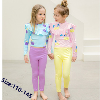 COCO ชุดว่ายน้ำเด็กผู้หญิงแขนยาว+กางเกงขายาว รุ่น5562