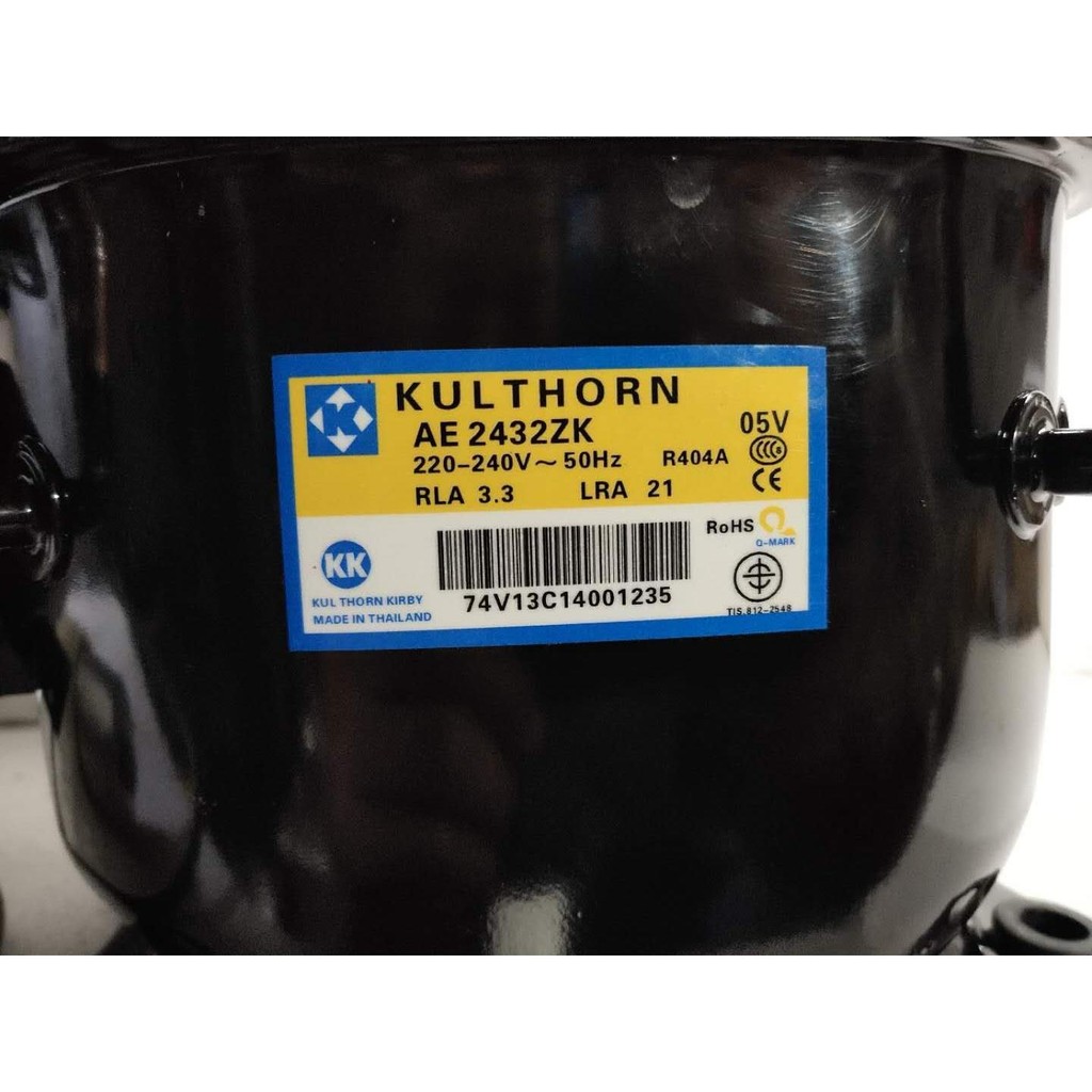 ชุดประกอบชิ้นส่วนคอมเพรสเซอร์ตู้เครื่องดื่มไอศกรีม AE2432ZK AE2425ZK AE2416ZK R404A BA 7440E