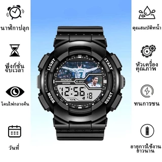 นาฬิกาสปอร์ตกันน้ําอิเล็กทรอนิกส์ สไตล์ใหม่สำหรับเด็ก