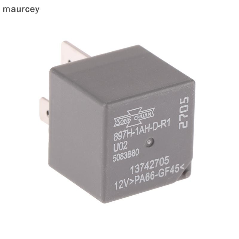 MAU 1 ชิ้น 4 ขา 12 โวลต์สําหรับ Matsukawa 2705 รีเลย์รถยนต์ 897H-1AH-D-R1 U02 สําหรับ Buick รีเลย์ 1