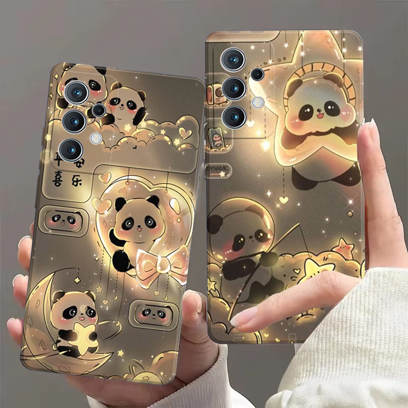 Samsung A13 A23 A32 A33 A52 A52s A53 A72 A73 Silicone - P4nda Motif - เคสแบบกําหนดเอง - Tpu Softcase