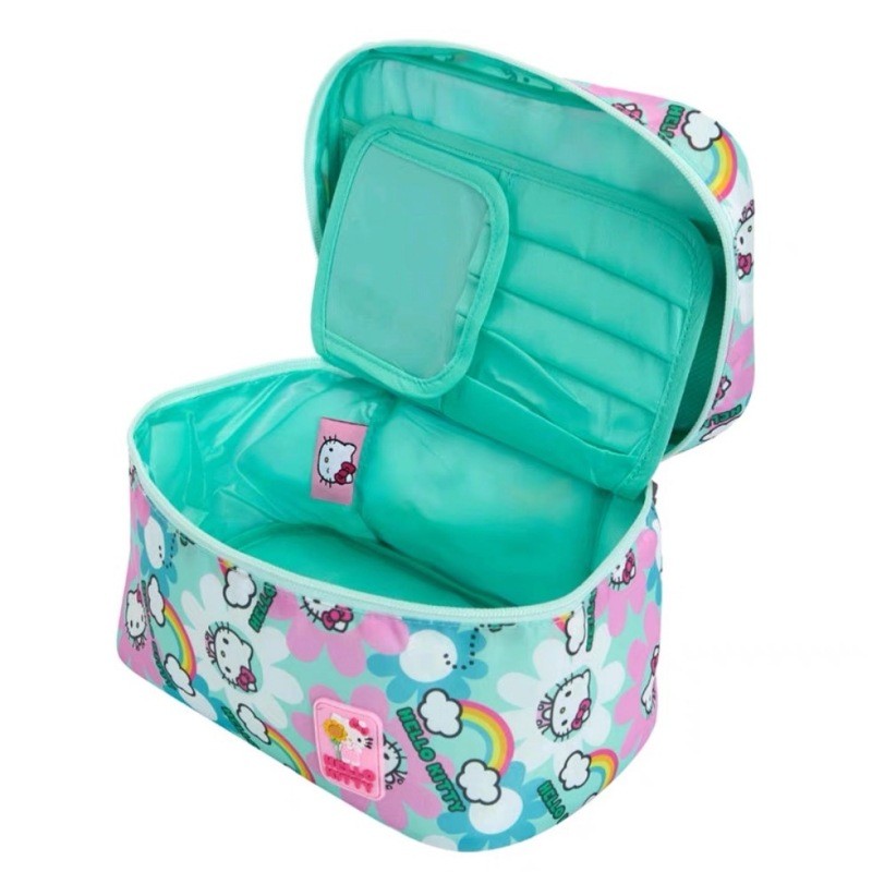 ‌2025 Fashion Kitty Makeup Bag - กล่องใส่แป้งสําหรับเดินทางกันน้ําสําหรับสกินแคร์และเครื่องสําอาง‌