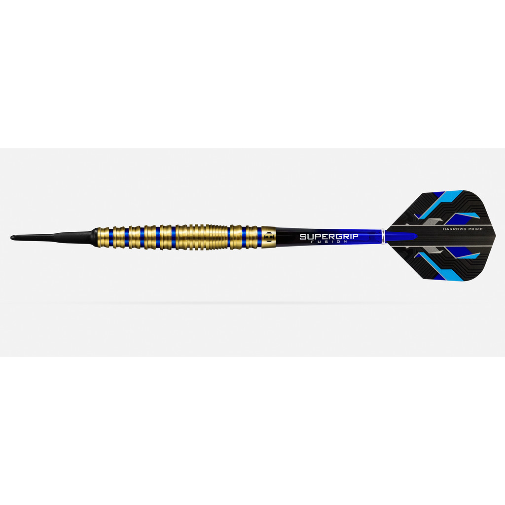 ผลิตในสหราชอาณาจักร HARROWS!Halushi SPINA GOLD Soft Dart Set Professional Dart Safe Dart