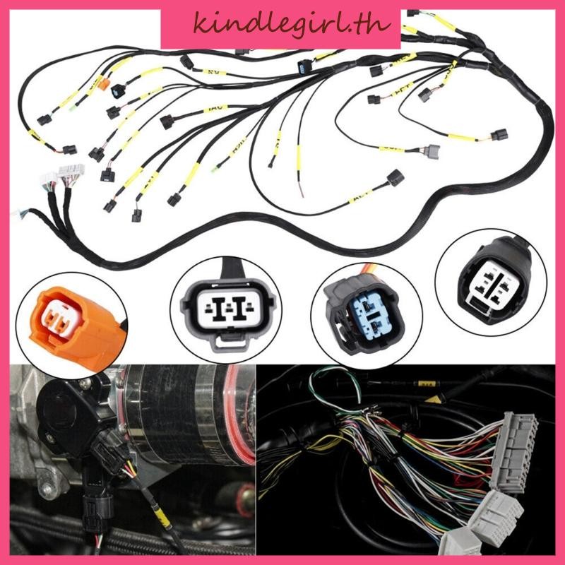 KING OBD2 Tucked Engine Wire Harnesses Conversion สําหรับ K-Swaps 20-24 RSX Integra-CRX