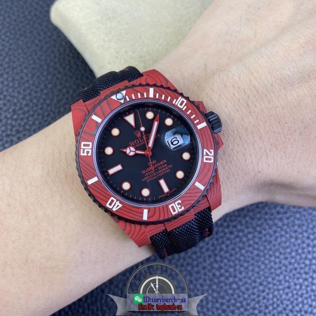 VS Modified Rolex submariner carbon-fiber-case Mens mechanical watch ultralight vintage timepiece