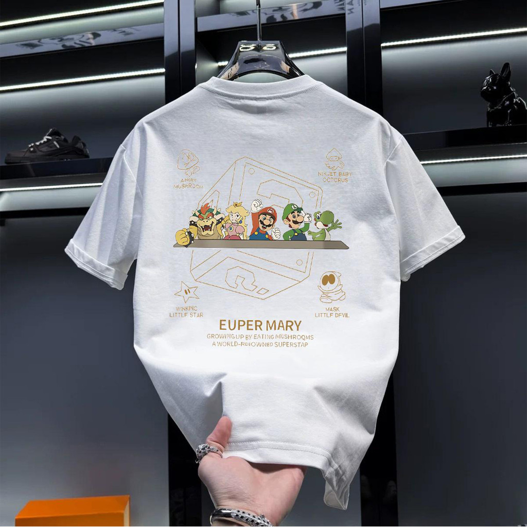 YOU-T🐆เสื้อยืดผู้หญิง ใส่สบาย เสื้อยืดแขนสั้น ลาย เสื้อ 'Milk Tea Dog' ผ้านิ่ม OVERSIZE แฟชั่น ผ้าฝ้าย 100% 'EUPER MARY'