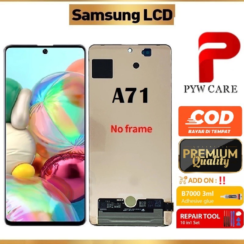 หน้าจอ LCD ที่รองรับสําหรับ Samsung A71 หน้าจอ TFT LCD