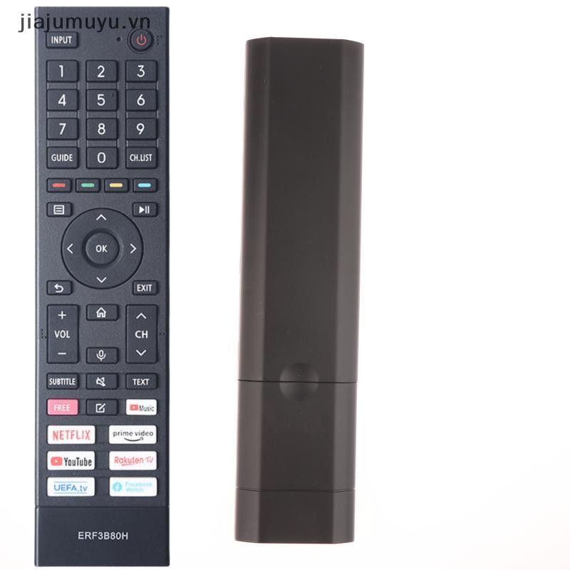 JIAJUMUYU 1 ชิ้นสําหรับ Hisense QLED 4K UHD TV 43A6G 50A6G 55A6G 60A6G 65A6G 70A6G 75A6G เสียงรีโมทค