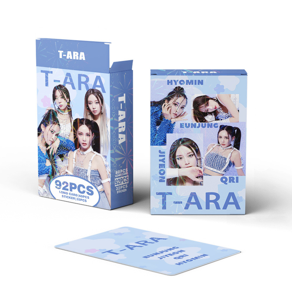 92 ชิ้น/กล่อง T-ARA Lomo การ์ดอะไรชื่อของฉันสติกเกอร์ Lee Ji Hyun Hahm Eun Jung Park Hyo Min Park Ji