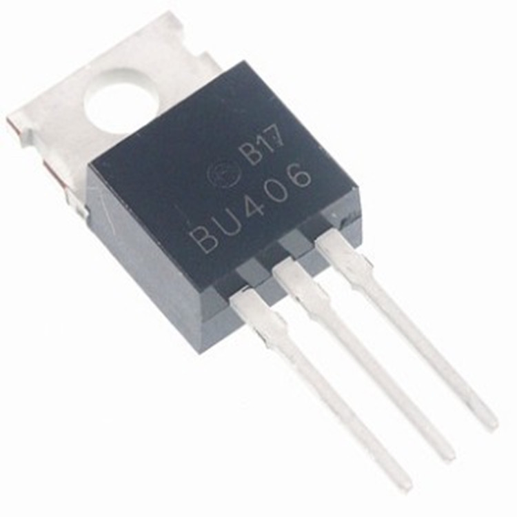 BU406 TO-220 ทรานซิสเตอร์พลังงาน NPN Xiantong Triode BU406 1 หลอด 50 ชิ้น