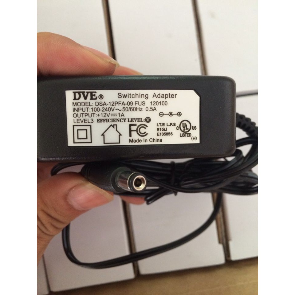Original DVE Power Adapter 108B 108L ZTE H608B 12V1A/12v0.5A เหมาะสําหรับ HG526
