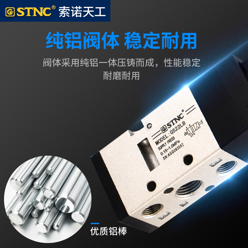 STNKC Sono Tiangong G522LB/R Two-Position Five-Way Mechanical Valve Manual Knob Stroke Switch G522PB