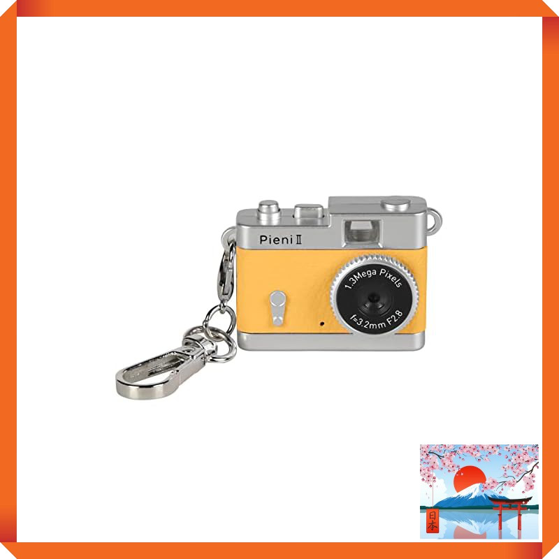 Kenko Pieni II Digital Toy Camera Keychain Set - 1.31 Megapixels, Photo & Video Functionality, micro