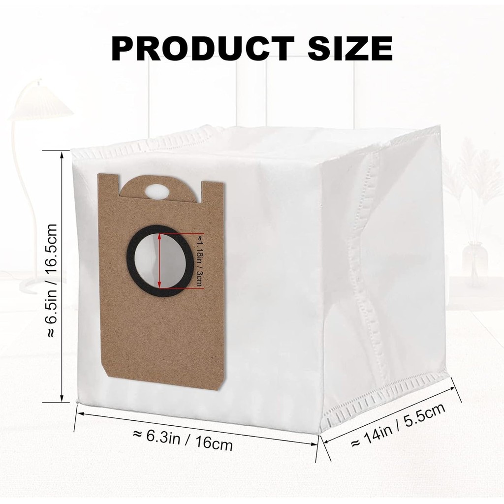 ถุงเก็บฝุ่นสําหรับ iHome Nova - สําหรับ Kyvol Cybovac S31 - สําหรับ Uoni V980 Plus Q6 - สําหรับ M7 P