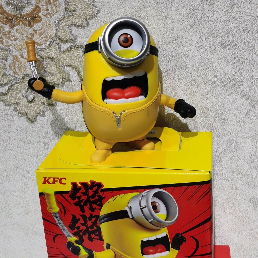 2021 KFC Kung Fu Bruce Lee Hamster Minions Toy KFC Doll Mystery Box/Beads 259.7