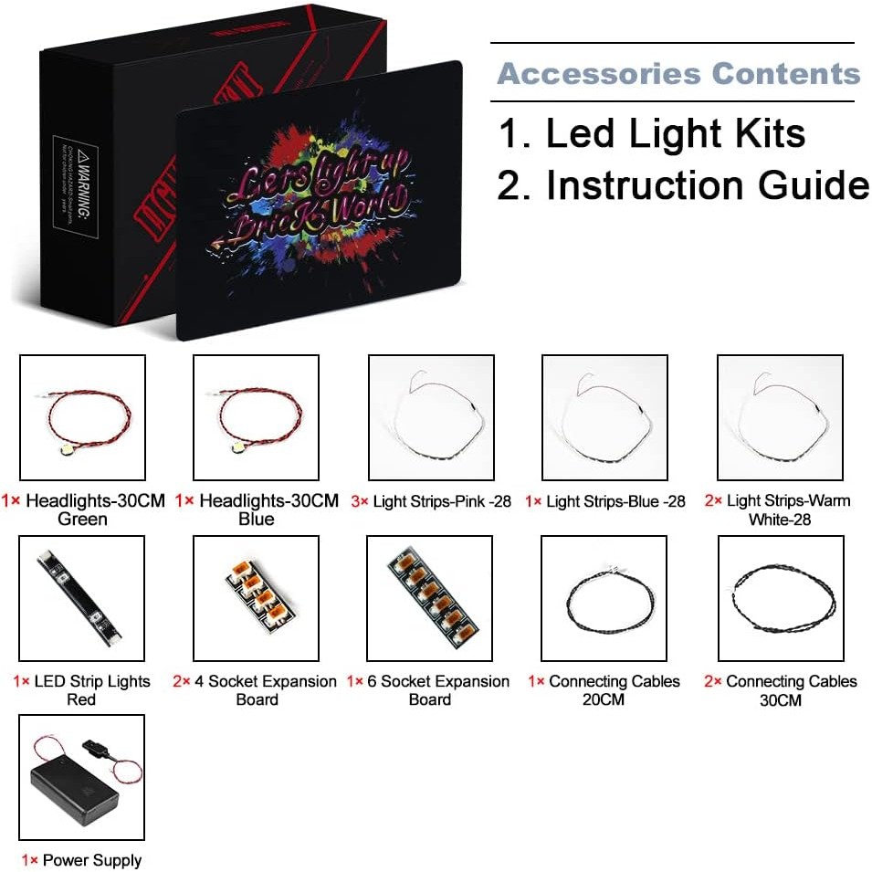 ชุดไฟ LED BrickBling เข้ากันได้กับ Lego Avatar Toruk Makto & Tree of Souls 75574, ไฟ DIY เข้ากันได้ก