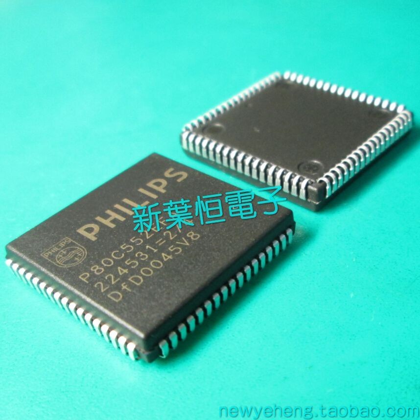 P80C552EFA PLCC-68 ยี่ห้อใหม่นําเข้าของแท้ 8-Bit Microcontroller