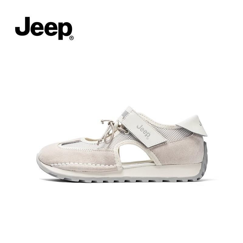 Jeep ปากตื้น Mary Jane รองเท้าผู้หญิงอินเทรนด์ All-Match Hollow กีฬาแฟชั่น Commuter รองเท้าผู้หญิง - รูปที่ 3