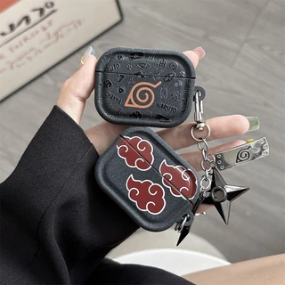 Naruto Grey Square TPU Cover Casing Shell สําหรับ AirPods PRO 1 2 3 4 ANC PRO3 เคสป้องกัน