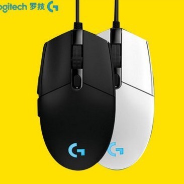 Logitech/Logitech G102 เมาส์เกมแบบมีสายรุ่นที่สอง Overwatch lol สีดําสีขาวสีฟ้าการแข่งขันเมาส์ 4.6