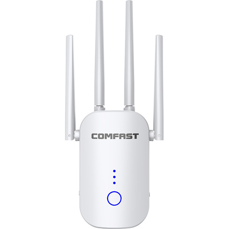 ภาษาอังกฤษ COMFAST CF-WR758AC Dual-Band Repeater 1200M Wireless wifi Enhancement Extender