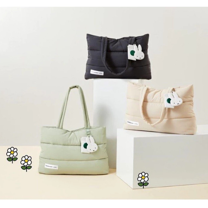NEW Miffy Bag Capacity Casual Starbucks X Miffy Handbag Shoulder Bag Tote Bag