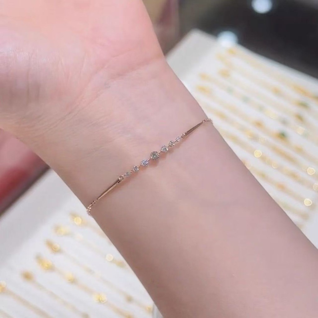 [miaom] S925 เงินสเตอร์ลิงขนาดเล็กแถวเพชรZircon Ultra-Fineสร้อยข้อมือหญิงประณีตAll-Match High-End Niche Design SenseของขวัญสําหรับGirlf - รูปที่ 5