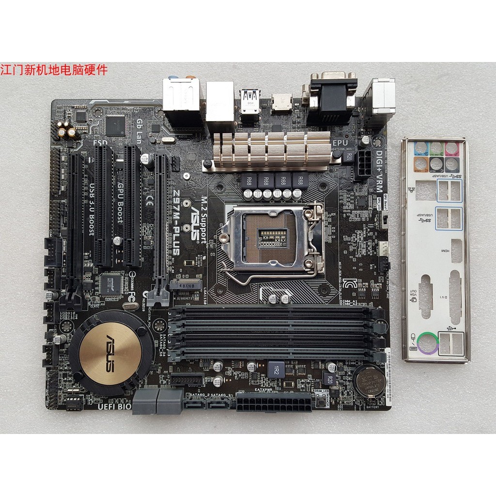 Asus/Asus z97m-plus Z97 เมนบอร์ดของแท้ matx ขนาดเล็ก 1150 เข็ม Non Zhenzhen Western ขยะ