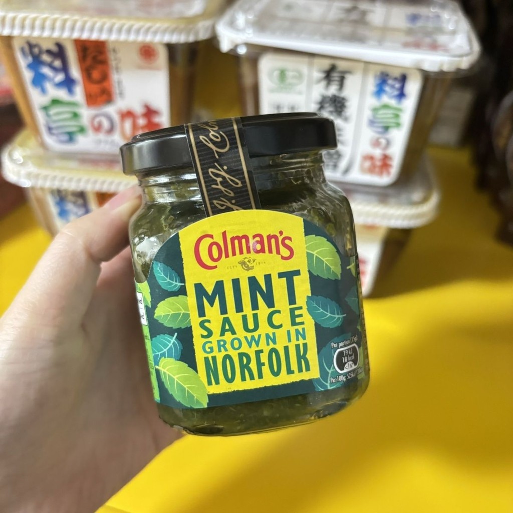 Daigou นําเข้าชามิ้นต์ของ Colman ของอังกฤษ MINI SAUCE ทาทําอาหารปรุงรส Lamb BBQ SAUCE