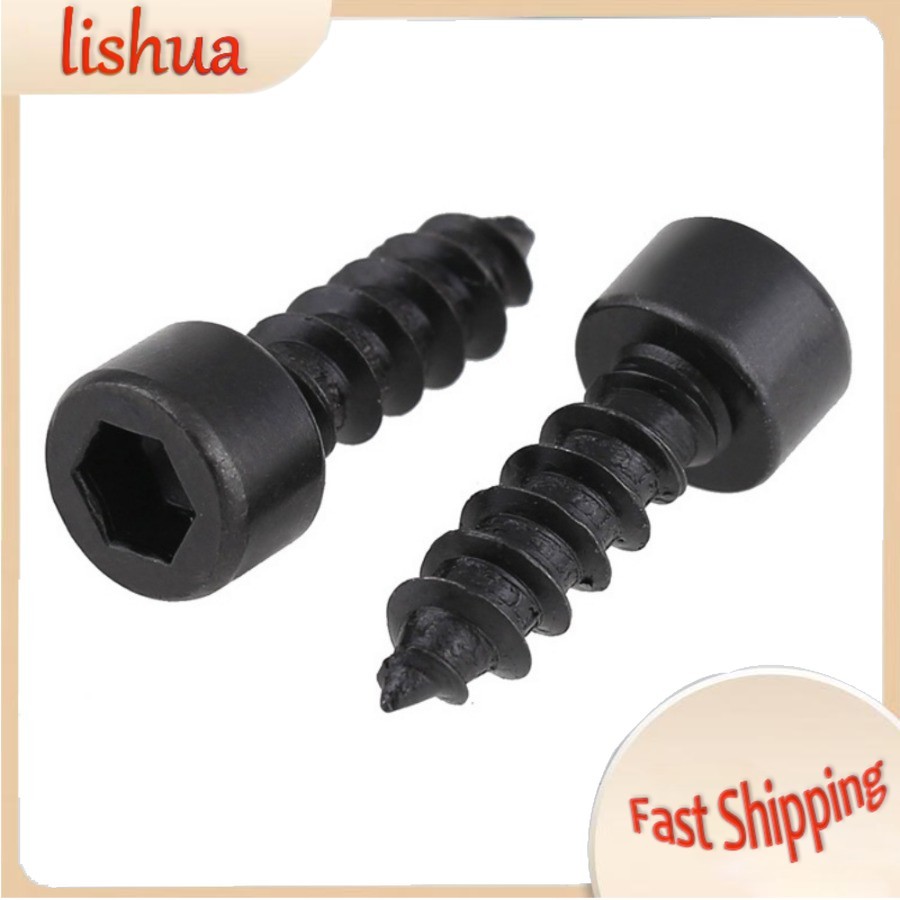 สีดําเกรด 8 ถ้วยหัวซ็อกเก็ตหกเหลี่ยม Self-Tipping สกรูไม้หกเหลี่ยม M1.7/M2/M2.3/M2.6/M3M3.5/M4/M5/M6