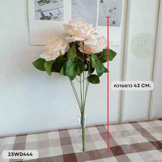 กุหลาบโลลิต้า 7 ดอก หน้าดอก 10 cm. สูง 43 cm.