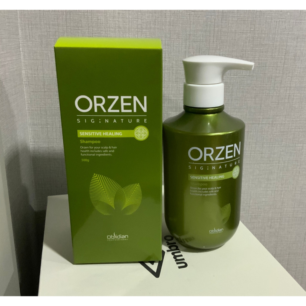 🇰🇷พร้อมส่งORZEN SIGNATURE SENSITIVEHEALING SHAMPOO ออร์แกนิคแชมพูเกาหลีของแท้ ซิคเนเจอร์ เซนซิทีฟฮิล