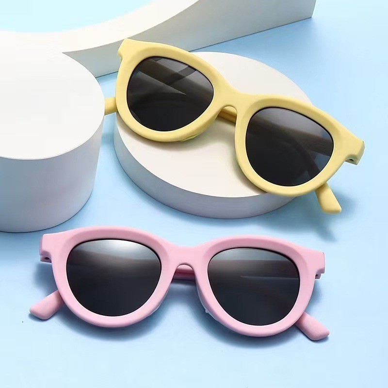 Kids Uv400 แว่นกันแดด Candy Color Fashion Shades for Boys Girls