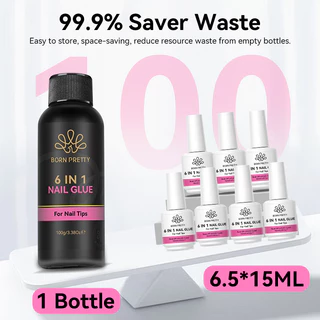 【Local】BORN PRETTY 100g เล็บเจล 6 IN 1 ฐานยางกึ่งถาวร ขนาดใหญ่