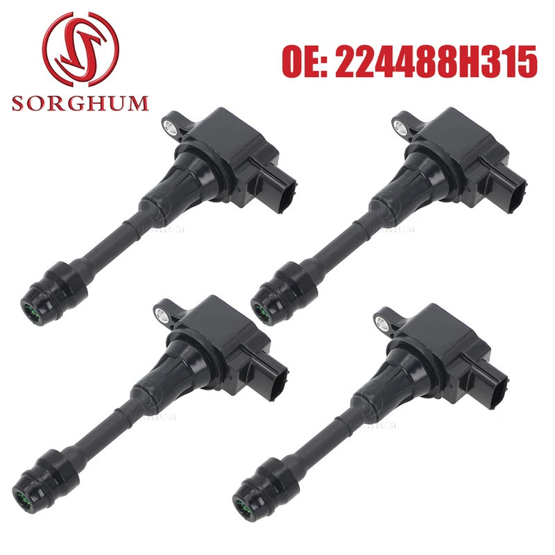SORGHUM 22448-8H315 224488H315 คอยล์จุดระเบิดสําหรับ Nissan X-trail T30 T31 Primera P12 WP12 2.0 2.5
