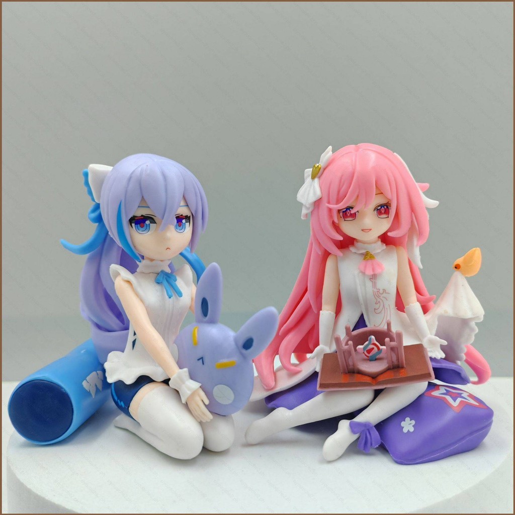 SY2 ผลกระทบ Honkai 3 Action Figure Elysia Bronya Rand Kneeling ตําแหน่งตุ๊กตาของเล่นเครื่องประดับของ
