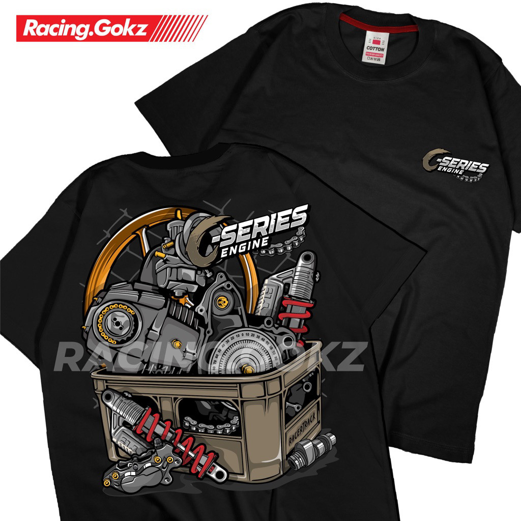 Original C-SERIES Motorcycle Supra Fit Supra X Astrea Grand เสื้อยืด